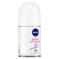 Nivea Body Lotion, Extra Whitening Cell Repair SPF 15, For All Skin Types, 400ml & Deodorant Roll On, Pearl & Beauty, 50ml