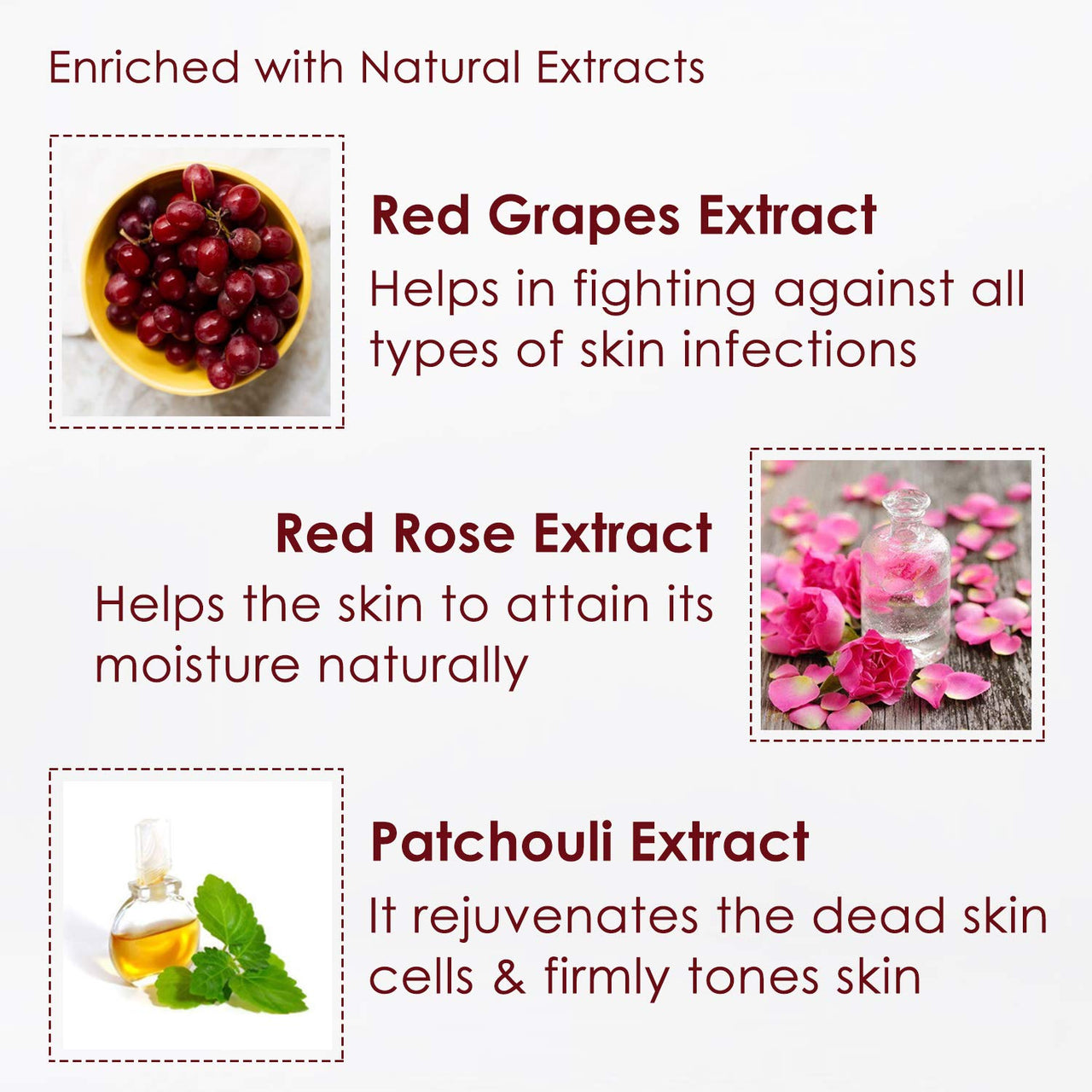 NutriGlow Wine Facial Kit with Red Grape Extracts – 6-Step Skincare Routine for All Skin Types, 260g | Includes Free 5-in-1 Face Massager for Men & Women