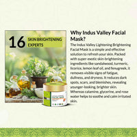 Indus Valley Lightening Brightening Face Mask - Enriched with Rose and Sandalwood (100 ml)