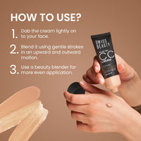 Swiss Beauty All-In-One Lightweight CC Cream with SPF 30 | Cover, Correct and Conceal | For Natural, Medium coverage | Shade- 05 Sand Beige, 25g |
