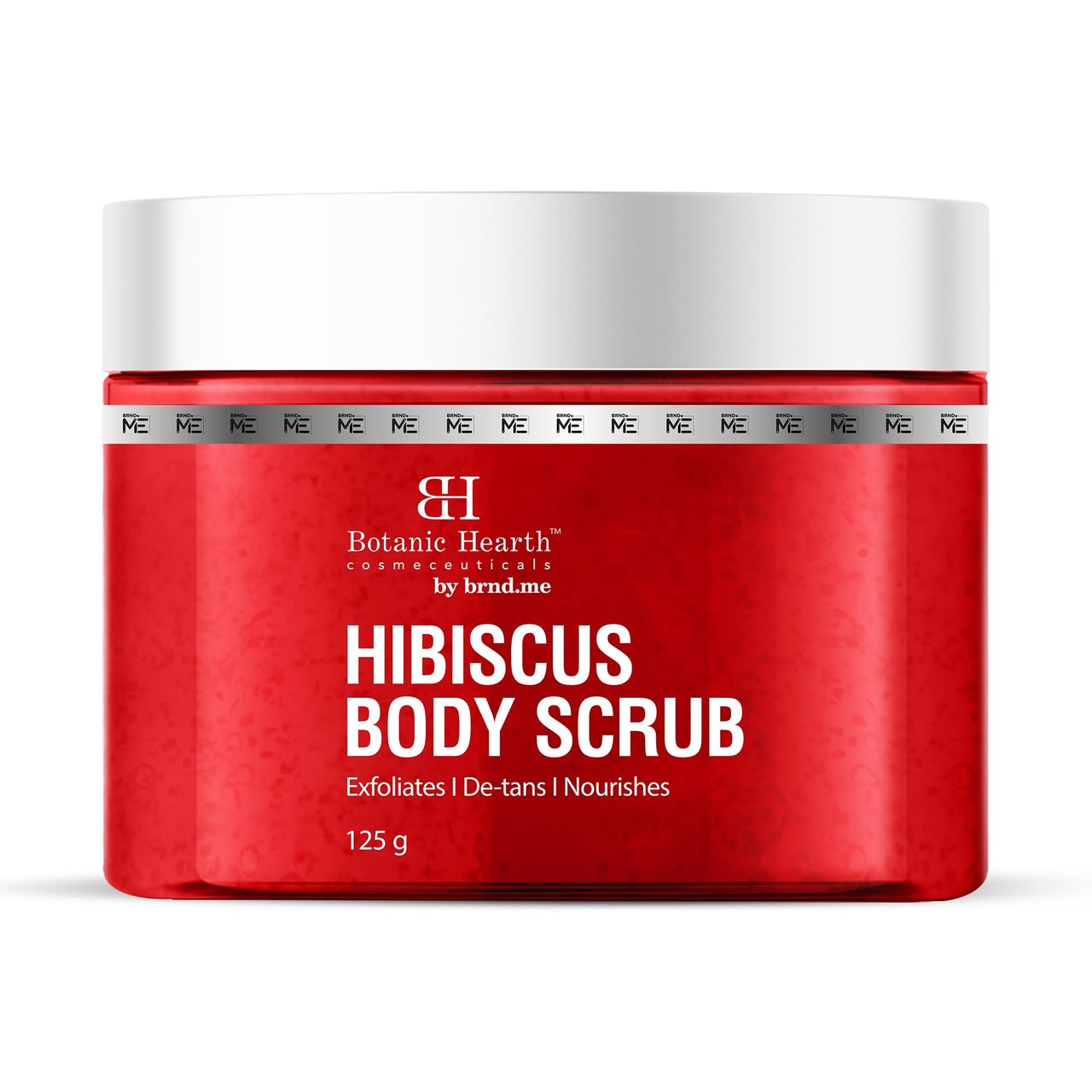 Botanic Hearth Hibiscus Body Scrub | Exfoliating & Hydrating Scrub for Glowing, Smooth Skin | Infused with Natural Botanicals & Essential Oils | For All Skin Types | 125g