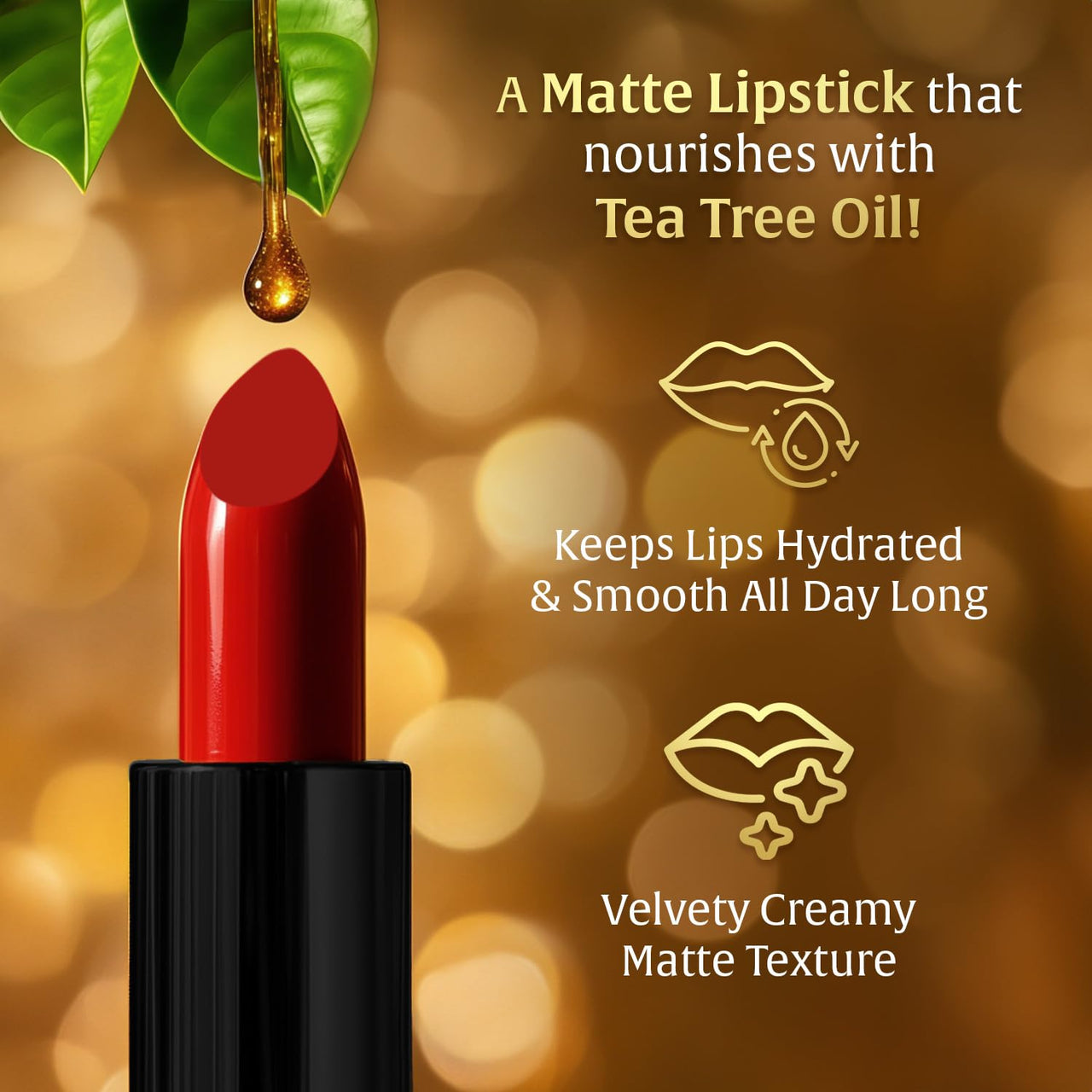 FACES CANADA Comfy Matte Velvet Touch Lipstick - Rose Macaron 09, 4.2g | Velvety Matte Finish | 8HR Longstay | Intense Colour | Hydrating Lips | Smooth Application