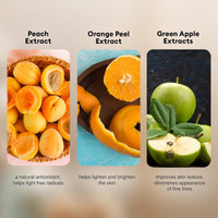 VLCC Salon Series Fruit Facial Kit - ( 6 Facials ) - 300g | At Home Fruit Facial | Tightens Skin, Lightens Dark Spots & Brightens Skin Tone | Papaya, Cucumber, Peach, Orange & Green Apple.