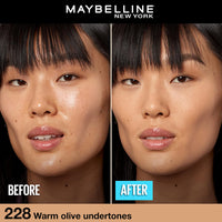 Maybelline New York Liquid Foundation, Matte Finish, With SPF, Absorbs Oil, Fit Me Matte + Poreless, 228 Soft Tan, 30 ml