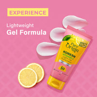 Pure Origin Korean Vitamin C Bright Boosting Light Gel Sunscreen 50 PA++++ & Bright Boosting BB+ Cream Combo | Light Gel Texture sunscreen, No White Cast | Non Irritant | for sun protection | Brighter and Glowing skin | For women and men | For all skin ty