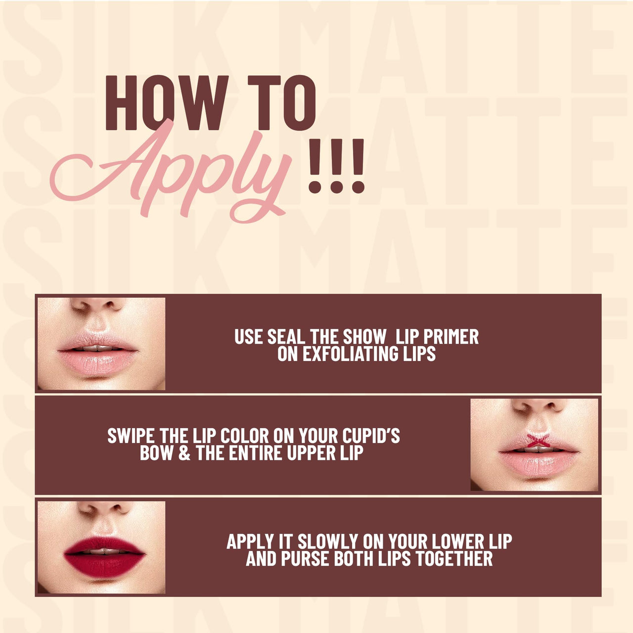Seven Seas Silk Matte Liquid Lipstick | Long Lasting and Waterproof Liquid Lipstick for Women (Castro, 7ml)