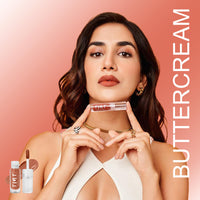 Tint Cosmetics 2.5ml Matte Finish Butter Cream Liquid Lip Stain, Waterproof, Transfer Proof, Non-Sticky, Non Drying, Light Weight, Long Lasting & Hydrating For Girls & Women