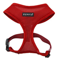 Puppia Soft Dog Harness, Wine, Medium (PDCF-AC30-WN-M)