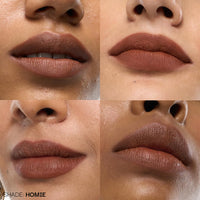 FAE Beauty Modern Matte Lipstick | Comfortable Cushion Matte Formula | One Stroke Application | Longwear | Richly Pigmented (Shade Homie)