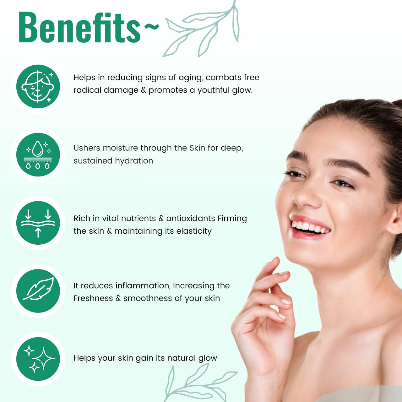 Bioexotica Anti-Oxidant Face Serum Helps Tightening Skin contains Seven Super Herbs & Aloe Vera For 24 Hours Moisturizing Suits All skin Types, No Silicon's & No Parabens - 30 ml (Pack of 1)