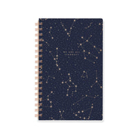 Fringe Signature Spiral Journal, 160 Lined Pages, 6 x 9.5 Inches, Star Art (896048)