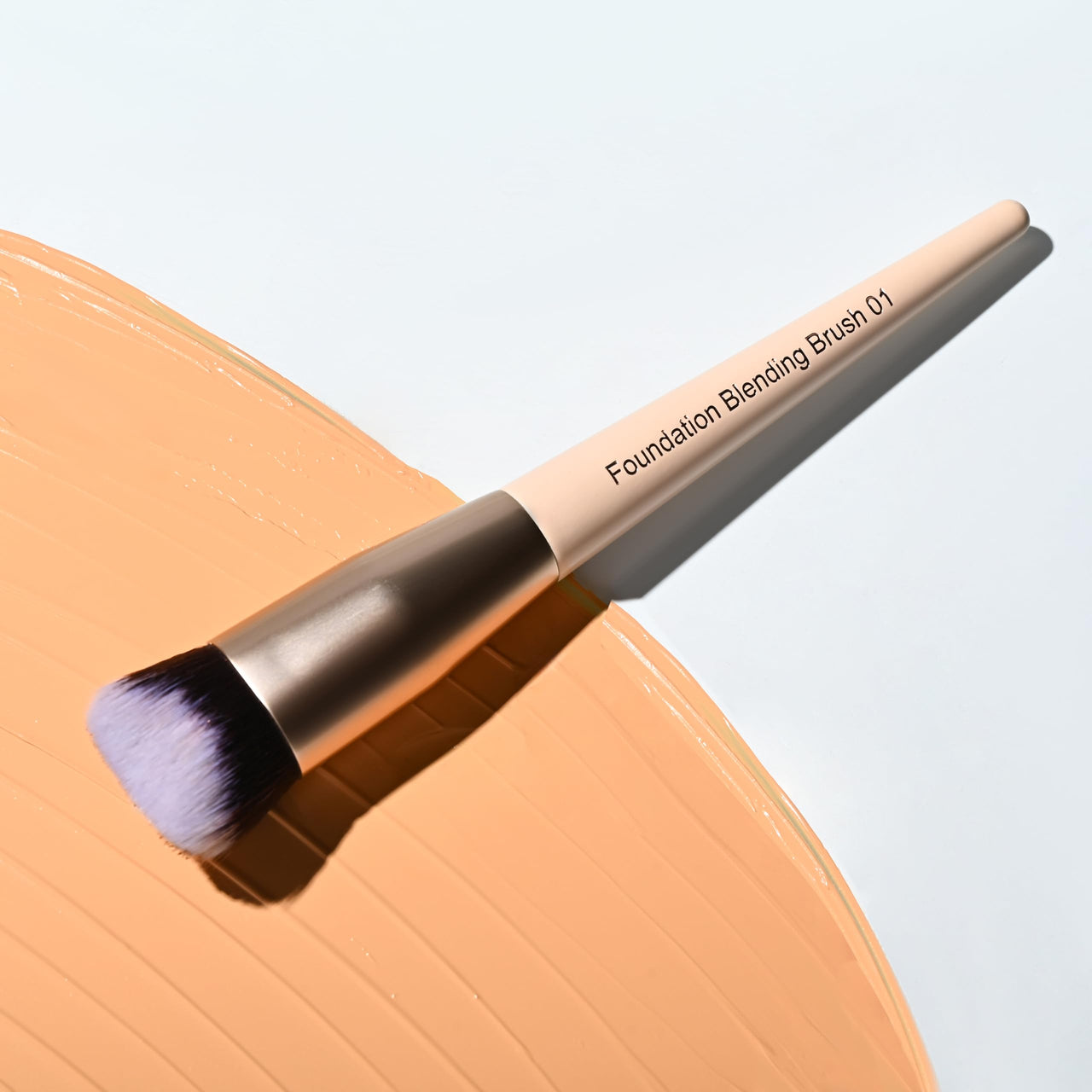 Milagro Beauty Foundation Brush 01 – Seamless Blending Brush for Liquid, Cream & Powder Foundations, Soft Dense Bristles, Flawless Coverage, Vegan & Cruelty-Free, Easy to Use & Clean
