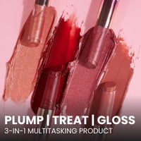 Typsy Beauty Glossified Lip Plumer (Cherry Blossom with Shimmer) | 3-in-1 | Hydrating & Nourishing Lip Balm | Instant Fullness with Lip Plumper | High Shine Lip Gloss | Formulated In Korea | 2.6gm
