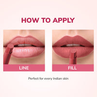 Mila Beauté Pout It Out Matte Lip Crayon | Highly Pigmented & Enriched With Jojoba Oil | Soft Matte Finish | Creamy & Light Weight Texture | Smooth Glide Application | Shade - (Mulan 1.25g)