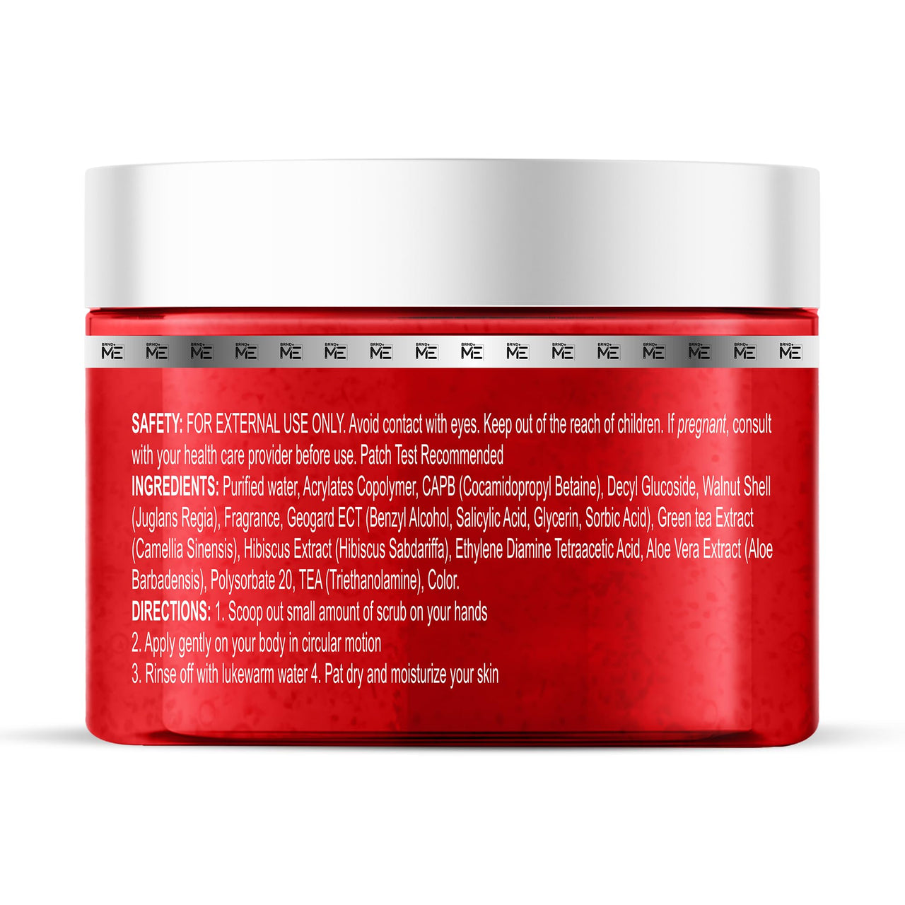 Botanic Hearth Hibiscus Body Scrub | Exfoliating & Hydrating Scrub for Glowing, Smooth Skin | Infused with Natural Botanicals & Essential Oils | For All Skin Types | 125g