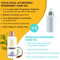Coco Soul Rosemary Hair Oil with Extra Virgin Coconut Oil From the Makers of Parachute Advansed | 200ml