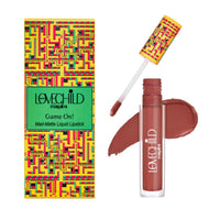 LoveChild Masaba Game On! - Clear The Lane - Mad Matte Liquid Lipstick, Beige-Pink Velvet Smooth, Non-Sticky, Hydrating & Moisturising, Lipsticks For All Skin Tones, 5Ml