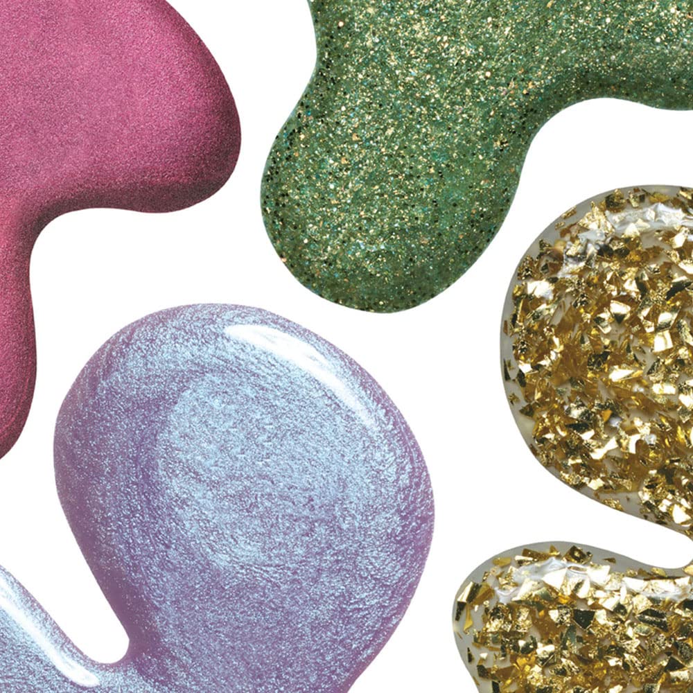 Lakmé Color Crush Nail Art T2, Multicolor, 6 Ml,Shimmery Finish