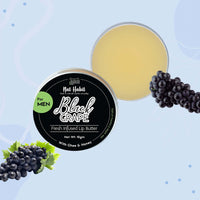 Nat Habit Black Grape Lip Balm For Men,For Lip Lightening,Lip Mask For Dry Lips|Natural,Ayurvedic Lip Care|Fresh Kitchenmade,Desi Ghee,Raw Honey,Shea,Black Grape,Vitamin E|Express Dry Lips Repair,10G