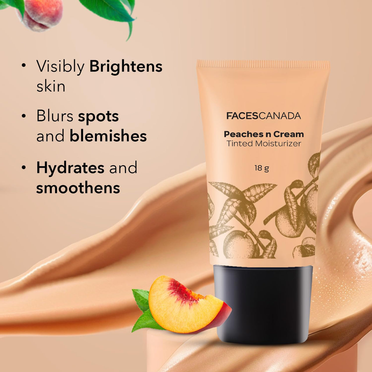 FACES CANADA Super Quick Glam Combo - Strobe Cream - Rose Gold (18 ml) + Tinted Moisturizer - Light 01 (18 gm) + Comfy Matte Wow Liquid Lipstick - Cocoa Crush 07 (3.8 ml) | Illuminating & Glowing Makeup Base | Highly Pigmented