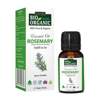 Indus Valley 100% Pure Natural & Organic, Undiluted Rosemary Essential Oil with Glass Dropper for Skin, Hair Care -15ml
