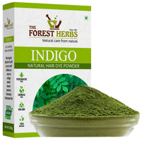 The Forest Herbs Natural Care From Nature Indigo Leaves Powder, 200g (Pack Of 1) Organic For Hair Colour Black (200g (Pack Of 1)