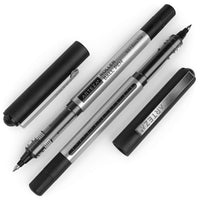 ARTEZA Rollerball Pens, Pack of 20, Fine Point, 0.5mm Black Liquid Ink Pens for Bullet Journaling, Office Supplies for Writing, Taking Notes, School 20 Pack - 0.5 mm
