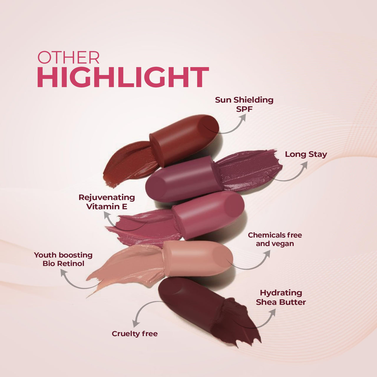 Juice Regal Red - M04 Kiss Sensation Lipstick & Juicy Plum - M05 Color Luxe Liquid Lipstick with Goodness of Bio Retinol, & SPF 15 UV Protection
