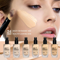 Lakyou Beauty Stay Perfect Serum Foundation | Waterproof | Long Lasting | Light Weight | SPF 30 | Shade-03(Natural Beige) | Pack Of 2