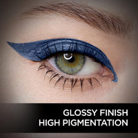 FACESCANADA Magneteyes Color Eyeliner Gel - Dazzling Blue,4 Ml|Glossy Finish|24Hr Long-Lasting|Waterproof|Smudgeproof|Precise Application|Intense Color Payoff|Almond Extract & Vitamin E