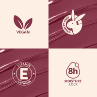 Carlton London Liquid Matte Chuffed Kiss Mocha Me Lipsticks |Enriched with Vitamin E, Avocado Oil | Matte Finish, Non-Sticky and Non-Drying | Upto 12 Hrs- 3ML (Taupe Mauve)