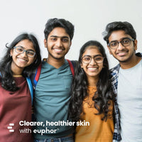 euphor Teens | Gentle Foaming Face Wash | for Age 12+ | All Skin Types- Dry, Oily and Combination | Green Tea, Aloe Vera, vitamin B3 | Gentle, Soap-free, Sulphate-free | FRESH START Euphoria | 120ml (1) | For Women and Men