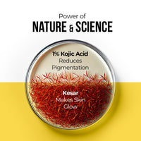 Dr. Sheth's Kesar & Kojic Acid Sunscreen with SPF 50 Pa++++ | For Pigtation-Free Skin | No White Cast & Light Weight | For Daily Moisturization | For All Skin Types | 80 g
