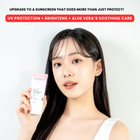 Mirabelle Korea Hong Ssal Red Rice Tone Control Sun Cream SPF 50+ PA++++ | Lightweight & Hydrating | No White Cast | In-Vivo Tested | Korean Skincare | For Men & Women | For All Skin Types | 50g