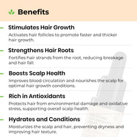 Avimee Herbal Scalptone Hair Growth Serum | Scientifically Proven Formula | Enriched with Nansyl & Green Tea Extract | For Hair Growth & Hair Fall Reduction | 25 ml