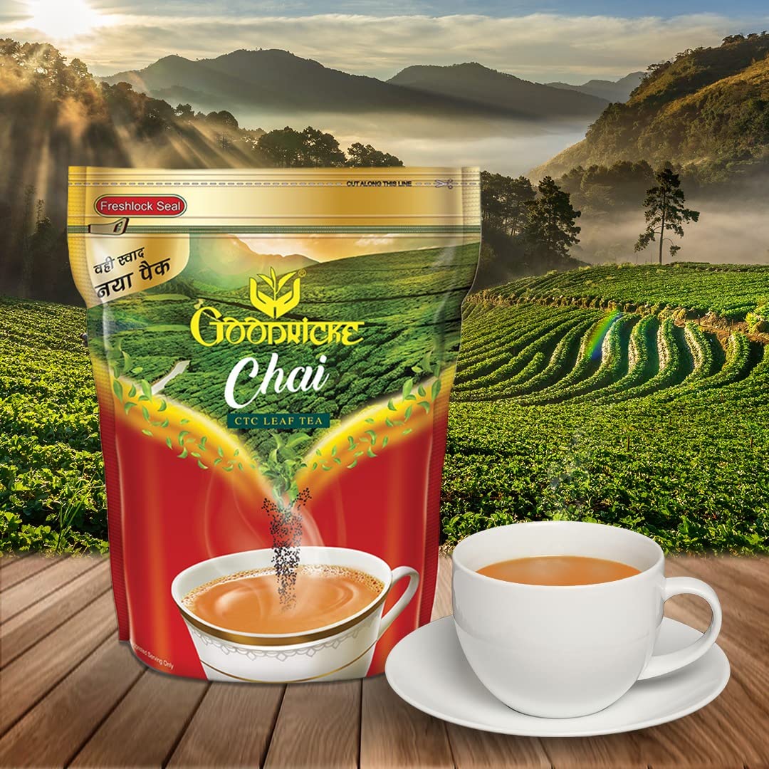 Goodricke Chai CTC Leaf Tea - 1kg | Assam Tea Leaves | CTC Chai Patti | Premium Loose leaves Milk tea | Richer Taste & Aroma | Flavourful Kadak Chaii