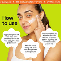 FAE Beauty SPF 50+ PA++++ Lightweight Sunscreen | For Oily, Dry, Combination, Normal & Acne-Prone Skin | Hybrid, Broad-spectrum | UVA & UVB Protection | No White Cast | Fragrance-free | 50ml