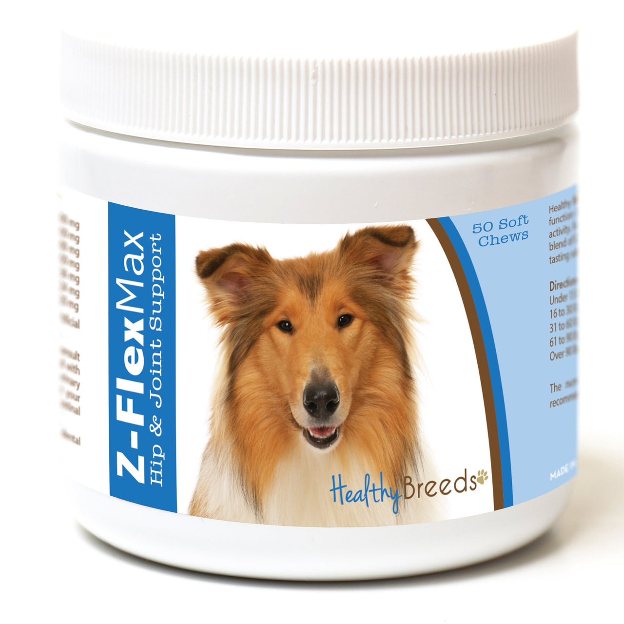 Healthy Breeds Collie Z-Flex Max Hip and Joint Soft Chews 50 Count
