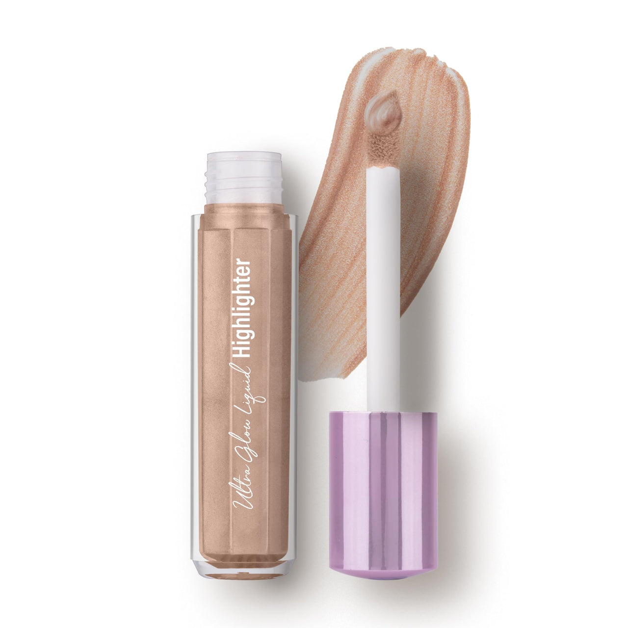 Hilary Rhoda Ultra Glow Liquid Highlighter | Illuminating & Glitter Liquid Highlighter | Dewy Finish | Cruelty-Free & Vegan | Luminescent Finish | Weightless Formula -3.8g (Ultra Copper - Shade 04)