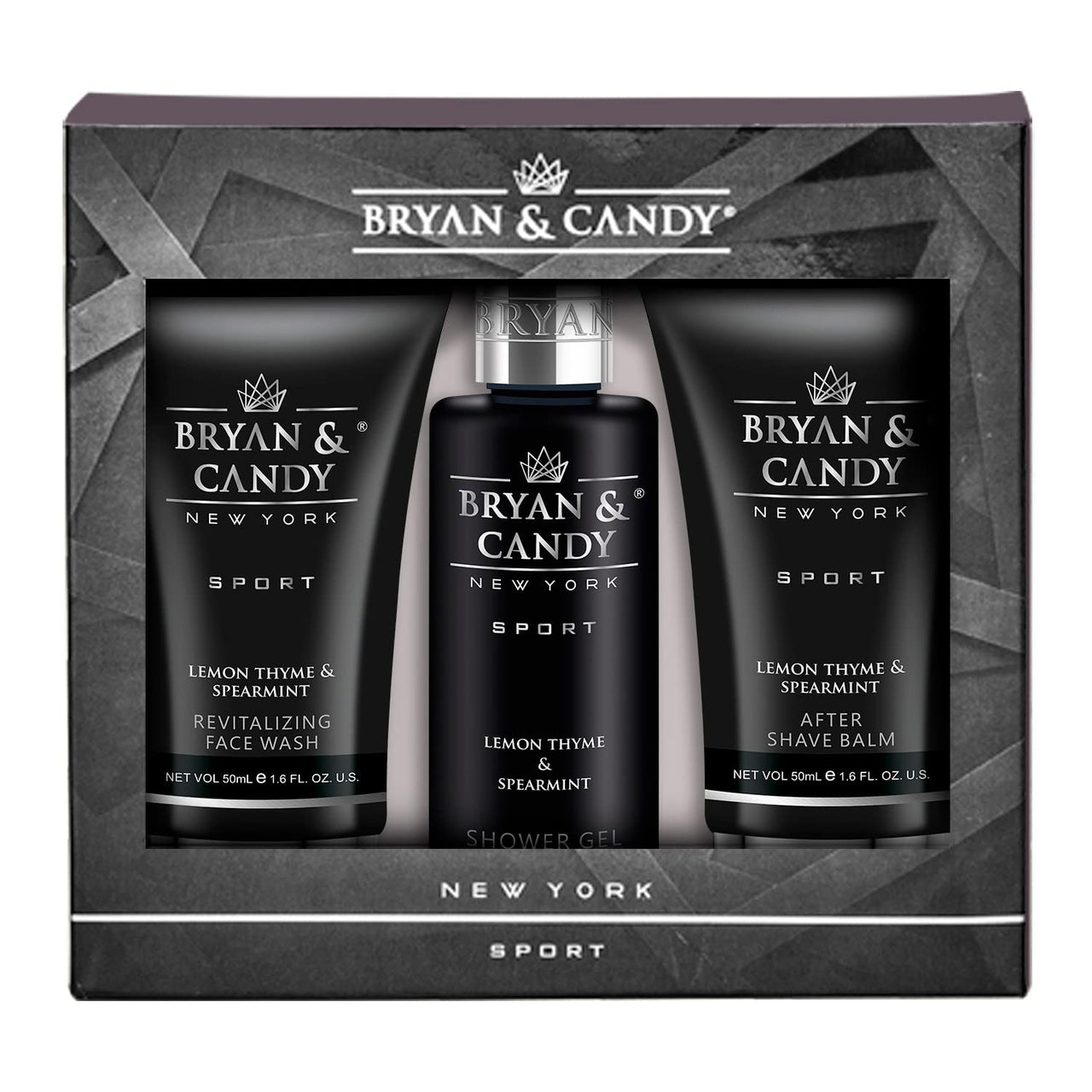 Bryan & Candy Complete Face & Body Care Kit | Gift Set For Men | 100% Vegan | Skin-Friendly pH 5.5 for All Skin Types,SLS & Paraben Free (Small Lemon & Thyme Kit)