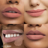 Fae Beauty Lip Whip 12Hr Comfortable Matte Liquid Lipstick (10ml) | Long Wear | Non Drying | Soft Mousse Smudgeproof Formula | Vegan | With Moisture Lock Technology | Enriched with Vitamin E and Cherry Coffee - Bang