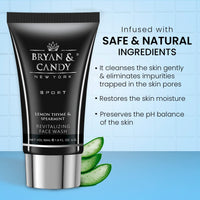 Bryan & Candy Complete Face & Body Care Kit | Gift Set For Men | 100% Vegan | Skin-Friendly pH 5.5 for All Skin Types,SLS & Paraben Free (LEMON & THYME KIT)