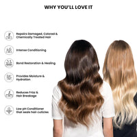 ThriveCo Hair Healing Ultra-Conditioner for Hair Damage Repair | For Dry And Frizzy Hair Caused By (Color/ Heat/ Chemical) Treatments | With Bond Building Tech HYAPLEX™ | Reduces Frizz, Breakage & Colour Bleeding | For Men & Women | Sulphate And Paraben F