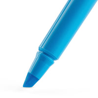 BIC Brite Liner Highlighter, Chisel Tip, Fluorescent Blue Ink, 12 per Pack (BL11-BE) 12 Count (Pack of 1) MARKING