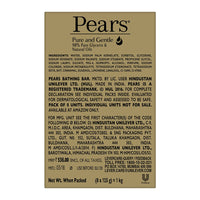 Pears Soft and Fresh Bathing Bar, 125g (Buy 3 Get 1 Free) & Pears Pure And Gentle Bathing Bar, 125g (Pack Of 8)