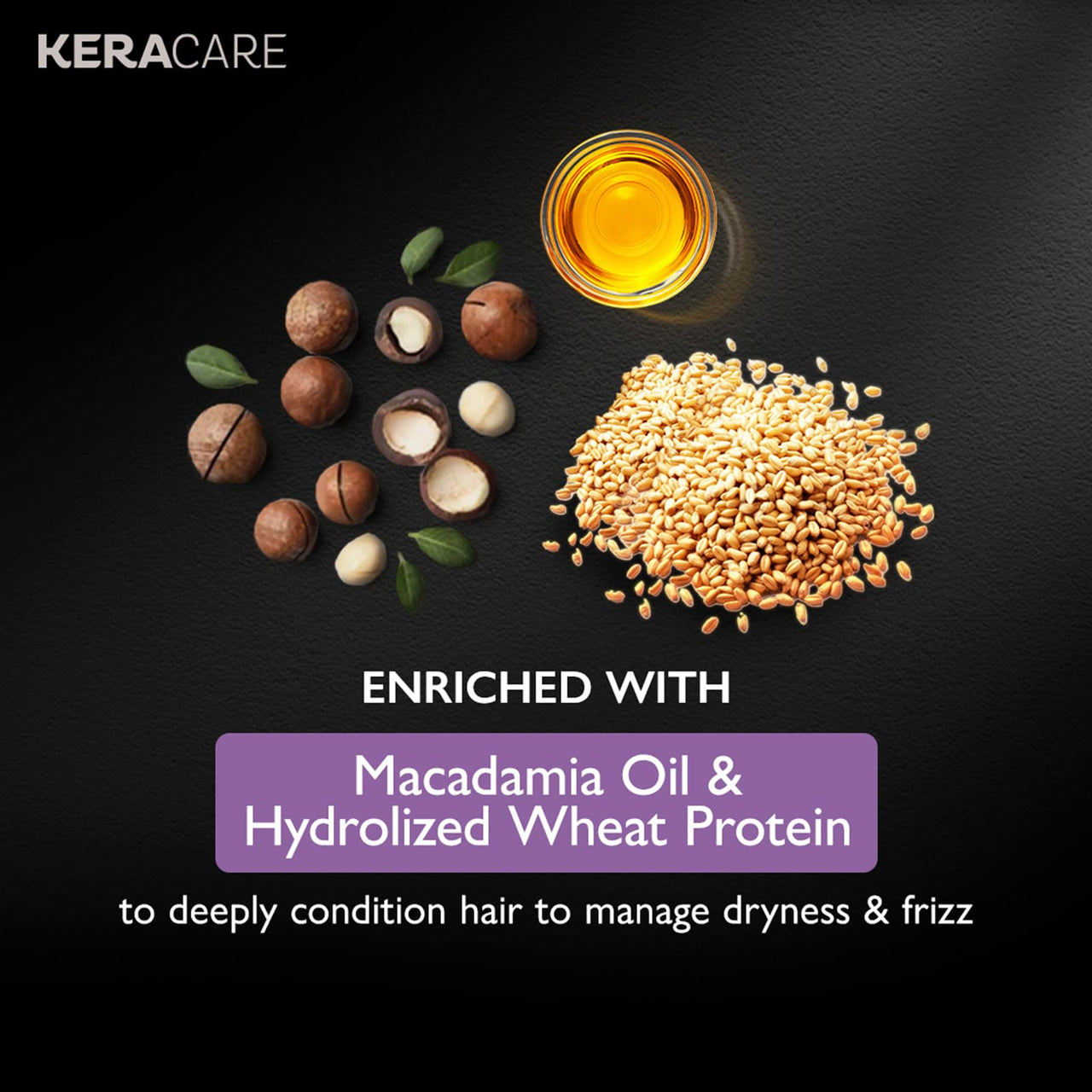 Godrej Professional Keracare Smooth Renew Mask (200g) | Manages dryness and frizz | Enriched with Macadamia Oil & Hydrolyzed Wheat Protein