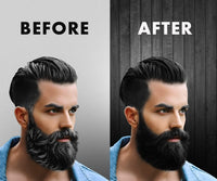 Urbangabru Hair Comb Aqua Wax - The Devil Edition - 260 ML & Beard Colour with Heena Powder 70 GM - Men's Grooming Combo Kit