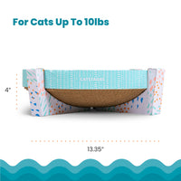 Catstages Scratch, Snuggle & Rest Corrugated Cat Scratcher With Catnip (packaging may vary) Scratch Snuggle & Rest