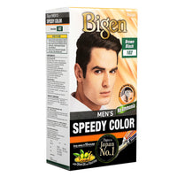 Bigen Men's  Speedy Color, Hair Color, 80g - Brown Black 102 (Pack of 1)