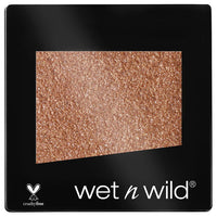 Wet n Wild Color Icon Glitter Single Eyeshadow Shiny Single Eyeshadow with Hydrating Formula & Silky Texture, Professional Glitter for Makeup, Toasty, Gold Shimmery Finish Paraben & Cruelty Free-1.4g